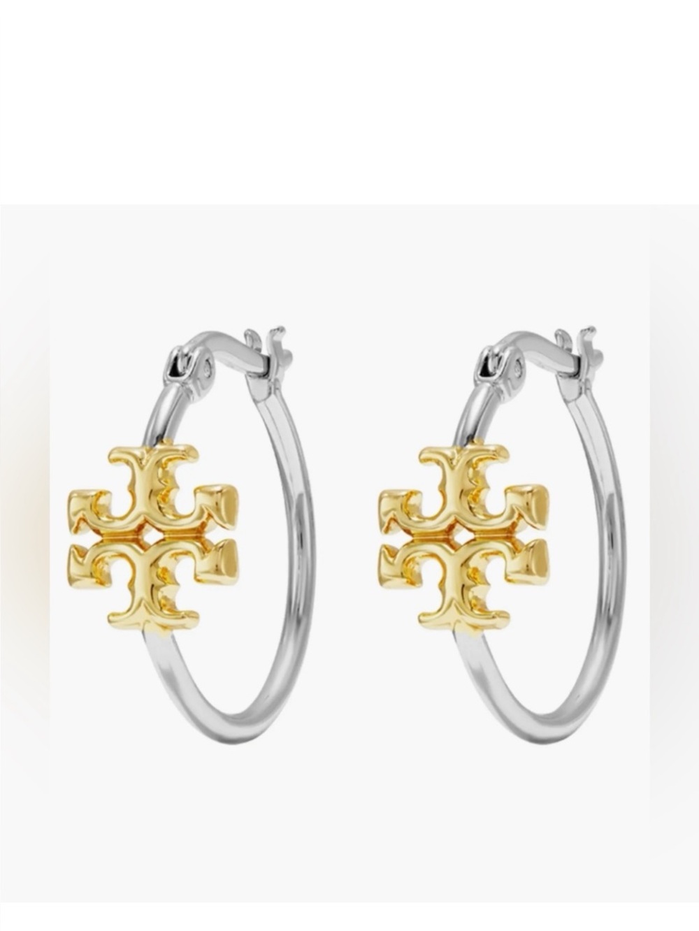 Tory Burch Eleanor Hoop Earrings NWOT